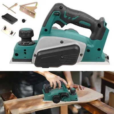 UK 18V BRUSHLESS CORDLESS PLANER 82mm 15000rpm Fit Makita Battery LXT Body Only • £48