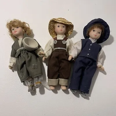 £7 • Buy Mini Porcelain Dolls, Bundle Of 3 DeAgostini Collectable Dolls