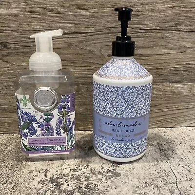 Michael Designworks Foaming Pump Soap Container Purple Floral Soap ￼pump (READ) • $19.99