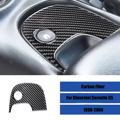 Carbon Fiber Car Traction Console Control Panel Trim For Chevrolet Corvette C5 • $19.50