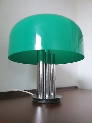 £299.99 • Buy Vintage  60's Chrome Perspex Table Lamp Guzzini Era