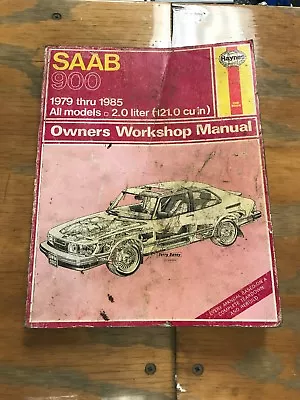 SAAB 900 Haynes Manual 1979-1985 Repair Book Manual Turbo 8v 16v • $12.99