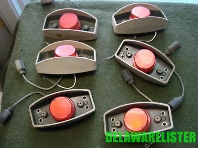 Military Vehicle Truck Humvee Jeep RED LED Side Clearance Marker Lights Lot Of 2 • $30.88