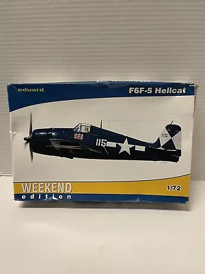 Rare 1/72 Eduard F6F-5 Hellcat Weekend Edition Decal 7515 Kit Damaged Box • $29.99