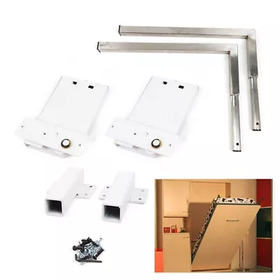 Wall Bed Mounting Hardware Kit Mechanical Hardware Adjustable Heavy Duty • $71.82