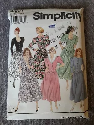 Vintage Dress Sewing Pattern Simplicity 8060 Size 12 • £5