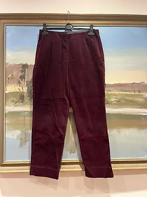 £50 • Buy Oska Maroon Needlecord Trousers unworn