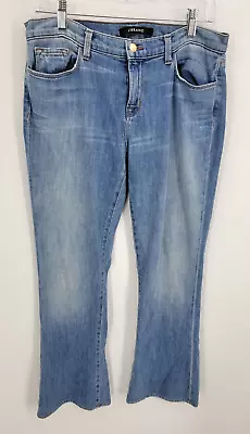 J Brand Jeans Womens 30 Light Wash Martini Flare Leg Blue Denim Stretch • $17.47