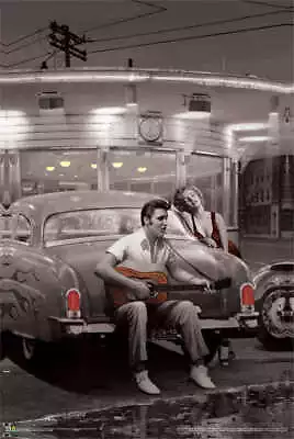 Legendary Crossroads 2 - Marilyn & Elvis By Chris Consani Poster 24  X 36  • $13.49