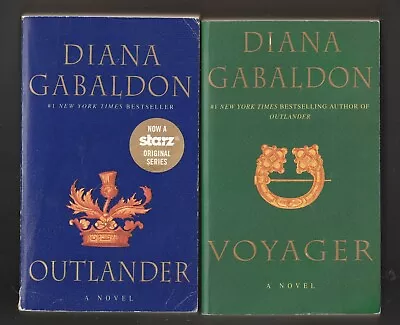 #1 OUTLANDER / #3 VOYAGER (Outlander Series) Diana Gabaldon PB X 2 • $28.95