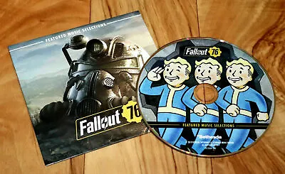 Fallout 76 Featured Music Selections Soundtrack CD Promo Rare PS4 Xbox One • $29.57