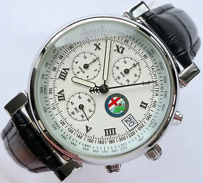 $486.68 • Buy Rare Alfa Romeo Classic Collection Line Art Deco Car Accessory Chronograph Watch