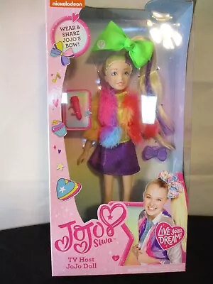 JOJO SIWA TV Host 10  Doll LIVE YOUR DREAM Wear & Share Bow NEW In Package • $28.99