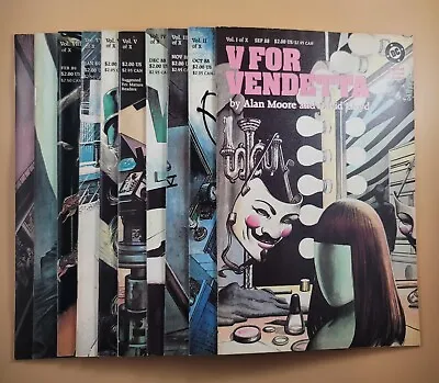 $20.50 • Buy V For Vendetta 1-10 (COMPLETE SET! | Alan Moore) [DC Comics 1988]