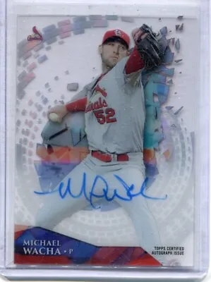 2014 Topps High Tek - MICHAEL WACHA - Autograph - KANSAS CITY ROYALS • $5.99