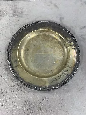 10-1/8”~ INTERNATIONAL SILVER CO. Round Serving Plate Platter ~NICE VINTAGE ITEM • $17.98