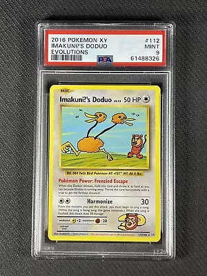 $2.25 • Buy Pokemon Card PSA 9 Imakuni?’s Doduo Evolutions XY 2016 Ultra Rare 112/108