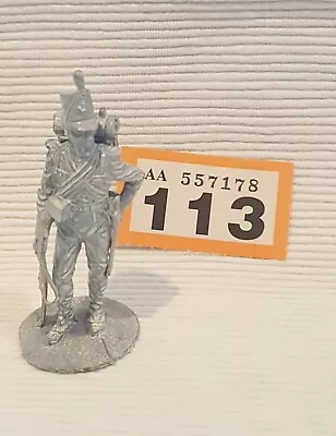 1:32/54mm Unbranded Metal Fig. Napoleonic. BRITISH LIGHT INFANTRYMAN / RIFLEMAN. • £11.99