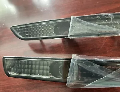 Smoke Bumper Lights Fits 2010-2014 Ford Mustang Front Turn Signal Lamps 10-14 • $14.99