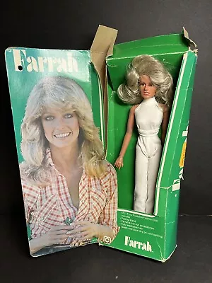 Vintage Farrah Fawcett Doll 1977 Mego Original Box W/ Cut-out Accessories • $35