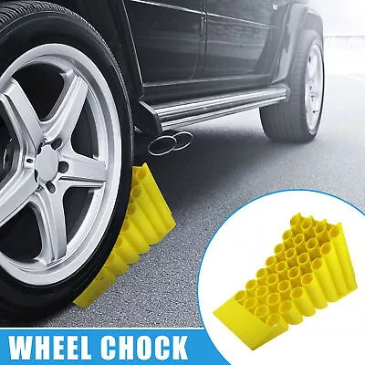 Car Trailers Wheel Chocks Blocks Plastic Metal W/ Handle 17.72 X7.87 X9.84  • $93.23