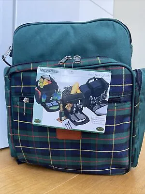 £29 • Buy BNWT Fortnum & Mason/The Voyager Picnic Back Pack 2/4 Persons Green