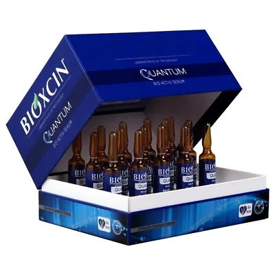  4 X Bioxcin Quantum BIO-ACTIV Anti Hair Loss Serum 15x 6ml  Bioxine For 3 Month • $154