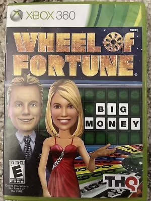 Wheel Of Fortune (Microsoft Xbox 360 2012) Complete In Box Tested Flawless • $7.99
