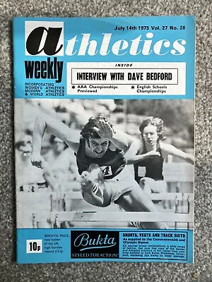 £6.99 • Buy ATHLETICS WEEKLY - 14 July 1973 - Dave Bedford; Nationwide Champs