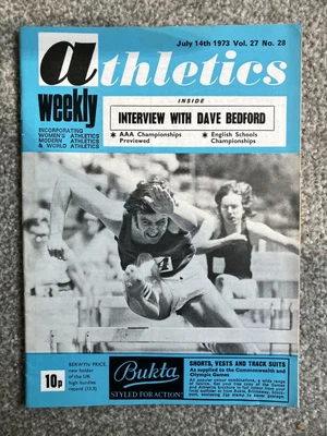 £6.99 • Buy ATHLETICS WEEKLY - 14 July 1973 - Dave Bedford; Nationwide Champs