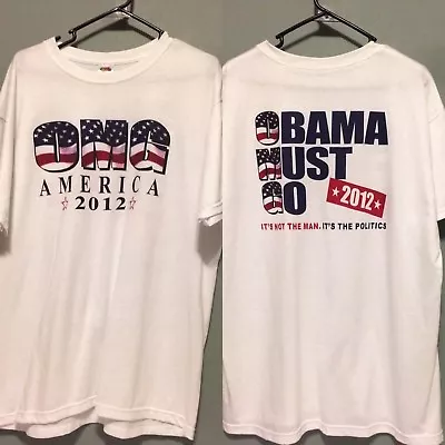 2012 OBAMA MUST GO T Shirt OMG Size XL EUC President Political Election • $14.99