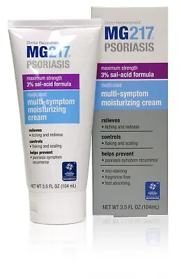 Medicated Moisturizing Psoriasis Cream With 3% Salicylic Acid Multi-symptom... • $14.40