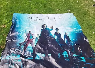 The Matrix Resurrections Theater 8' X 8' Vinyl Banner Advertising Movie Poster • $69.95