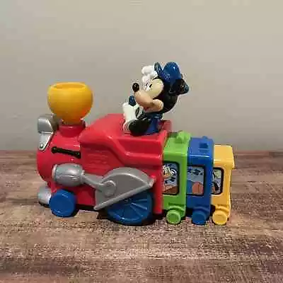 Vintage Mattel Disney Clubhouse Mickey Mouse Expandable Train Musical TESTED • $25