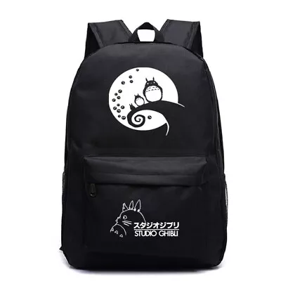 Anime My Neighbor Totoro Kids Backpack Boy School Bag Girl Cartoon Shoulders Bag • £14.03