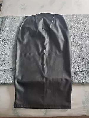 Asos Leather Efdect Maternity Pencil Skirt Size 12 • £4.99