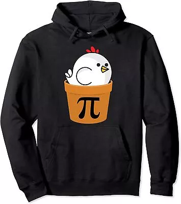 Chicken Pot Pi Day Funny Math Day Gift Unisex Hooded Sweatshirt • $34.99
