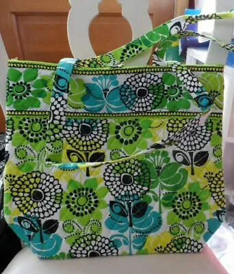 Vera Bradley Large Toggle Tote In Limes Up Pattern  • $38