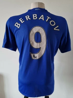 £54.13 • Buy Manchester United 2007 - 2008 Third Football Nike Shirt #9 Berbatov Size Large