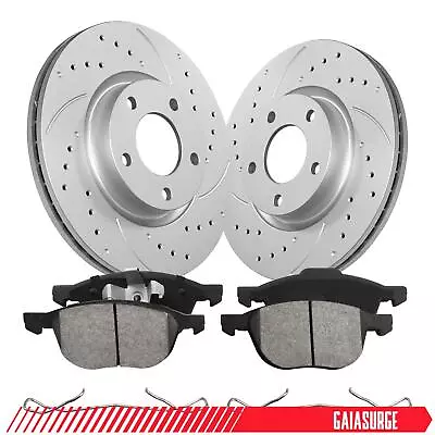 Front Disc Brake Rotors + Brake Pads For 2004 - 2010 2011 2012 Mazda 5 Mazda 3 • $78.84