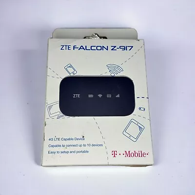 ZTE Falcon Z-917 Z917 (T-Mobile) 4G LTE Mobile Broadband MiFi Hotspot Router  • $34.95