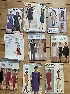 Vintage Retro Sewing Patterns Dressmaking Ladies  X9 • £9.50