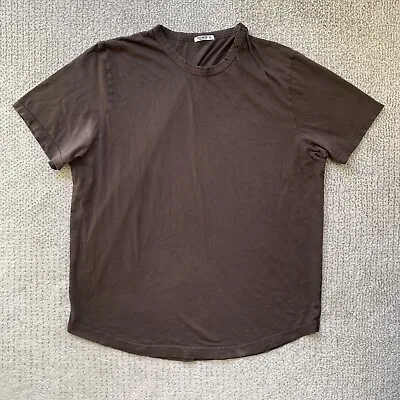 Buck Mason XL Brown T Shirt Flaw • $8