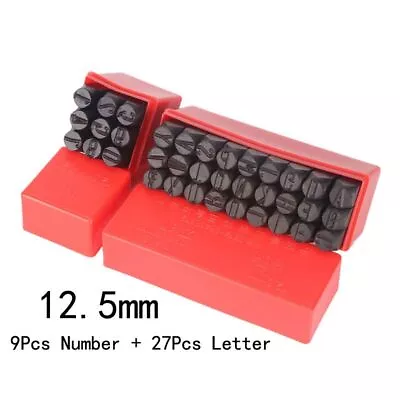 Metal Stamping Dies Number Letter Punch Steel DIY Jewelry Leather Logo Tools • $241.05