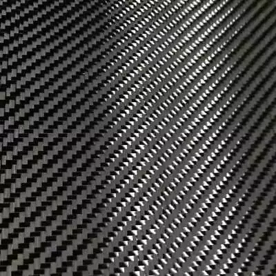 Genuine Real Carbon Fibre Cloth Fabric. Twill Weave 12k 400g. 400x300mm (A3). • £10.99