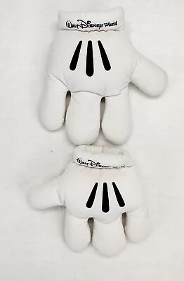 Disney Walt Disney World Mickey Mouse 10  Plush Costume Gloves Hands 2886 • $14.99