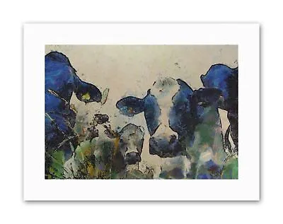 £12.99 • Buy Cow Cattle Farm Animal Painting Nature Canvas Art Print