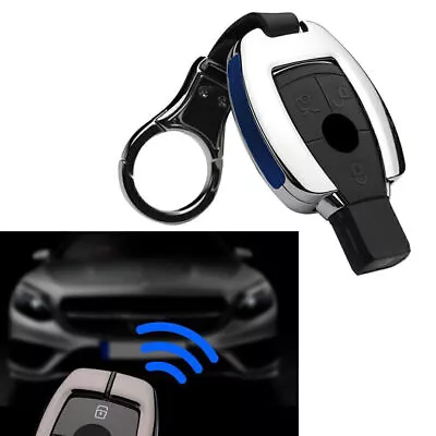 Leather Car Key Case Cover Protector Shell For Mercedes Benz GLA GLC GLE ML AMG • $32.49
