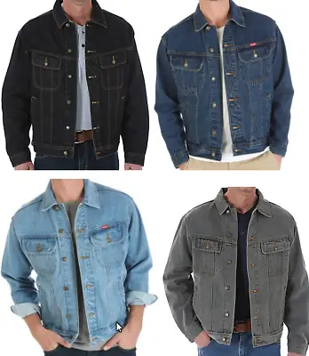 $61.99 • Buy Men's Wrangler Rugged Wear Denim Jacket  - Inside Pockets