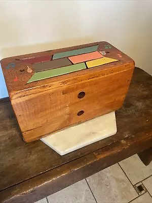 Vintage Unique Handmade 6 Tone Tongue Drum Hand Painted • $125